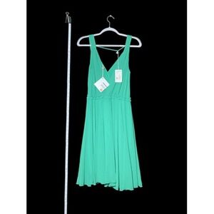 PATRIZIA PEPE Music Green Dress Size 44 - 41" Length‎ Sleeveless Women's Gown